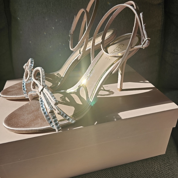 Anthropologie Shoes - Anthropologie Gedebe Cecile Satin Heels NIB